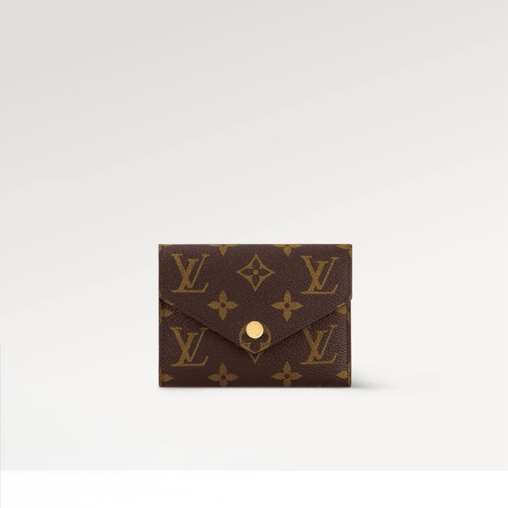 Louis Vuitton Brown and Gold Monogram Wallet